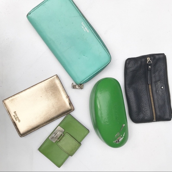 KATE SPADE wallet  BUNDLE 5 Piece lot leather - Picture 1 of 8